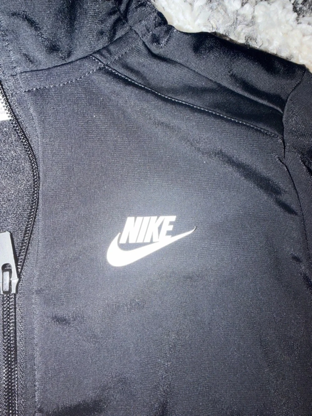 EUC Nike Boy’s Black & White Logo Track Jacket and Pants Set - M - Picture 4 of 8